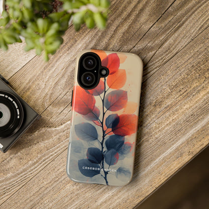 Ethereal Leaf Harmony iPhone 16 - Tough Phone Case