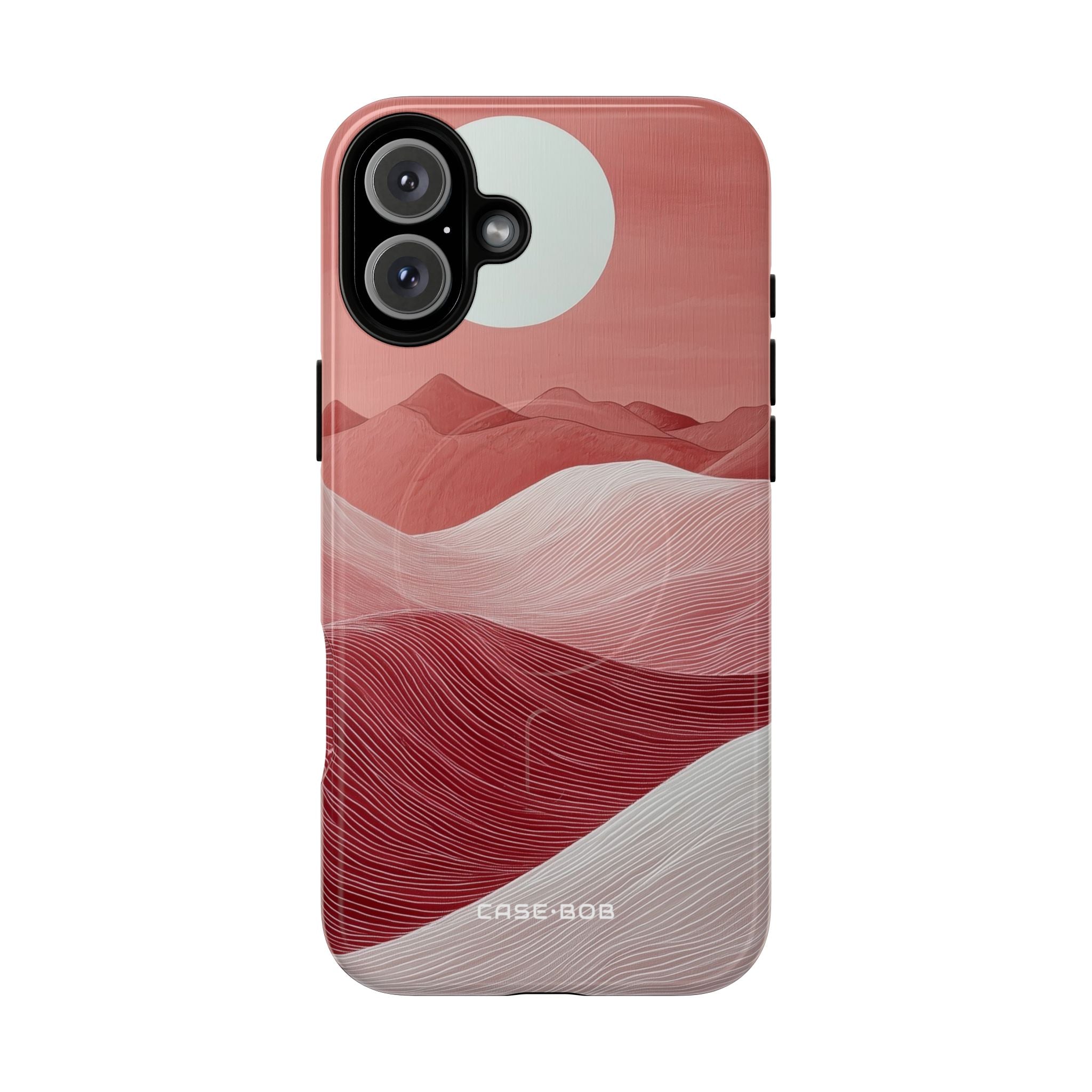 White Orb Dunes iPhone 16 Plus Case - Tough+