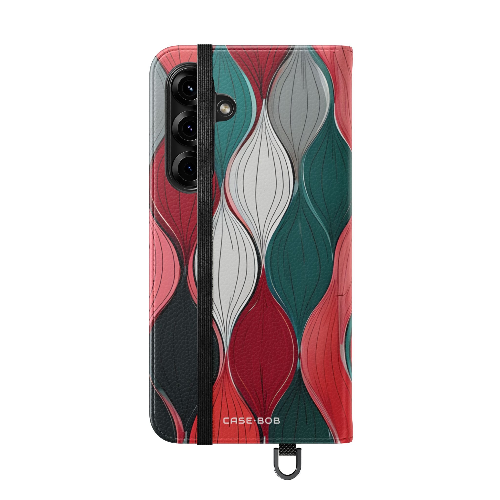 Lehti Spiraali Pink - Samsung S25+ Case - Lompakko