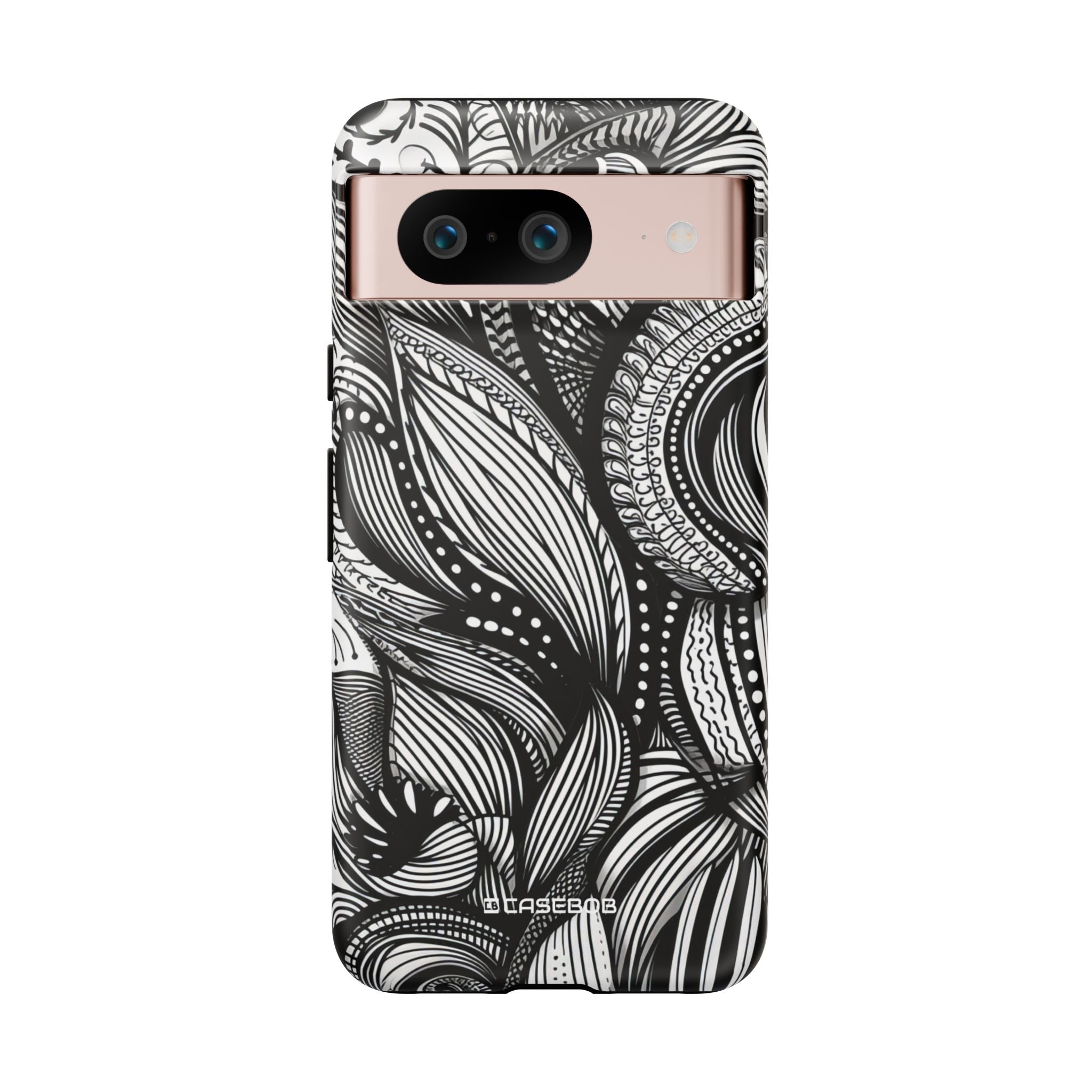 Fluid Monochrome: Intricate Patterns - for Google Pixel 8