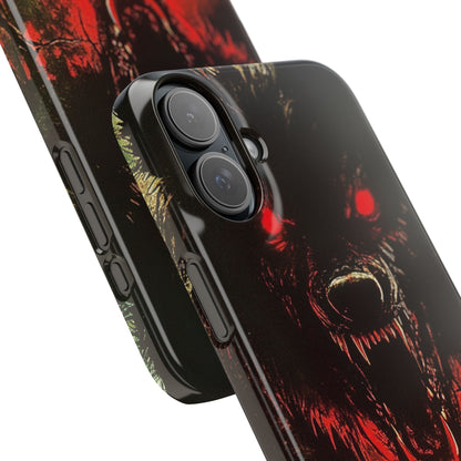 Bloodmoon Wolf's Lament iPhone 16 - Slim Phone Case