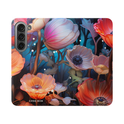 Glowing Petals - Samsung S23 Case - Wallet