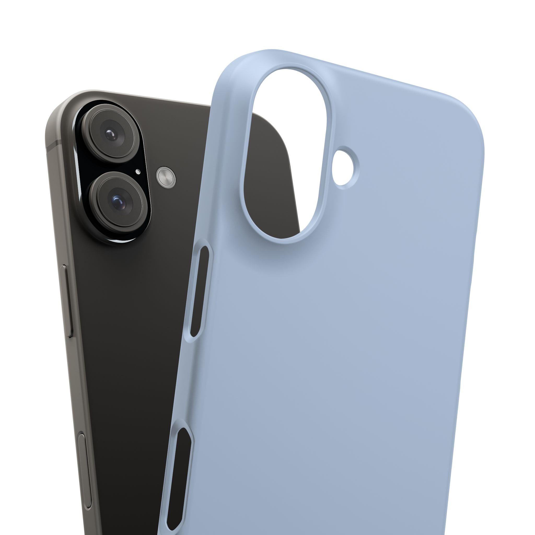 Light Steel Blue iPhone 16 - Slim Phone Case