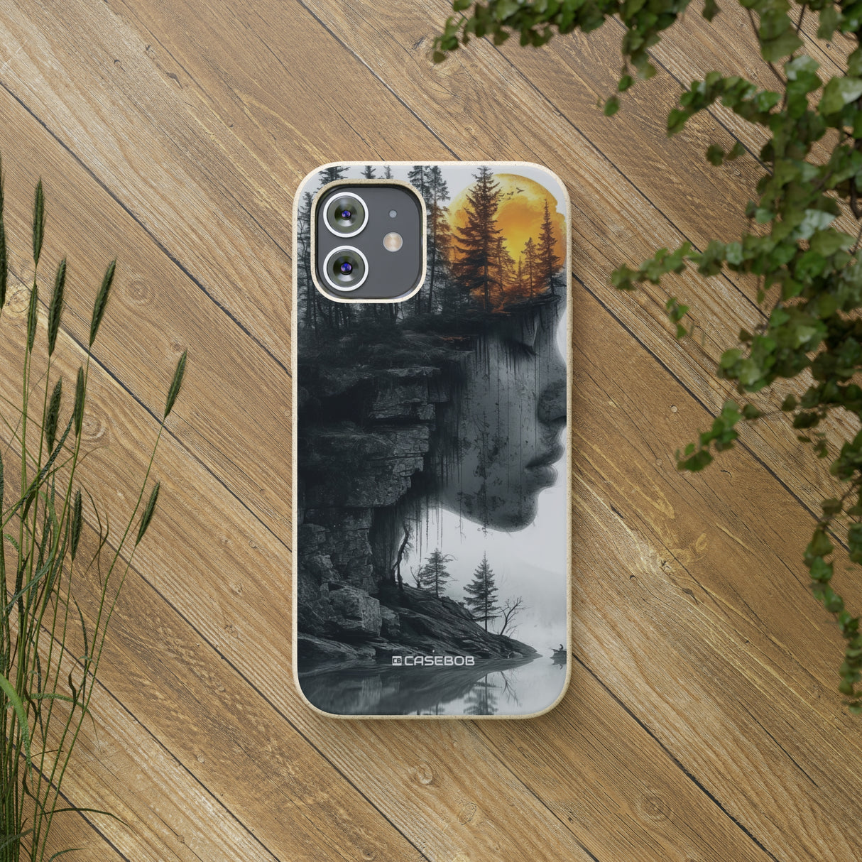 Nature's Reflection | Biodegradable Phone Case