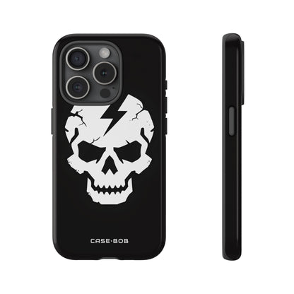 Lightning Skull iPhone 15 Pro Case - Tough