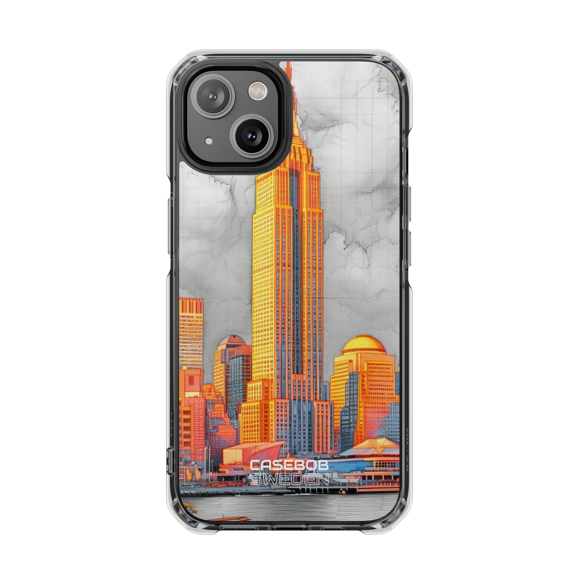 Vibrant City Skyline iPhone 14 - Impact Clear+