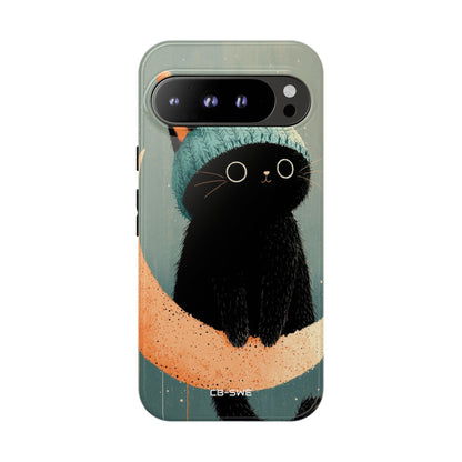 Cat Sits Dreaming - Google Pixel Case