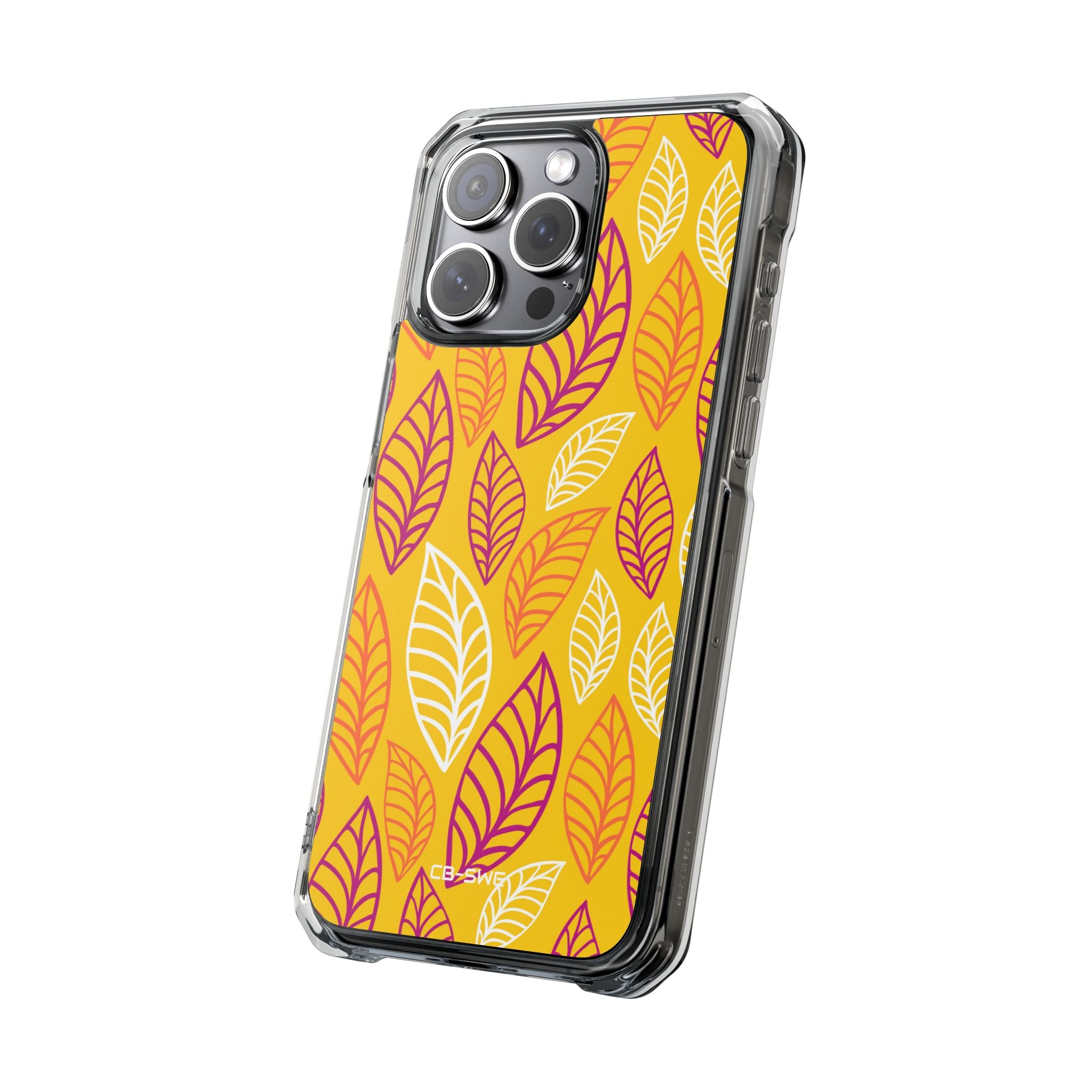 Vibrant Leaf Symphony iPhone Case - Impact