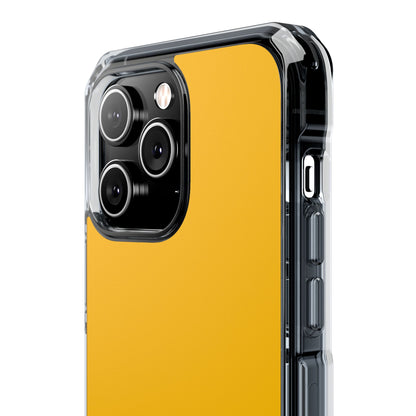 Amber Yellow - Clear Impact iPhone 14 Phone Case