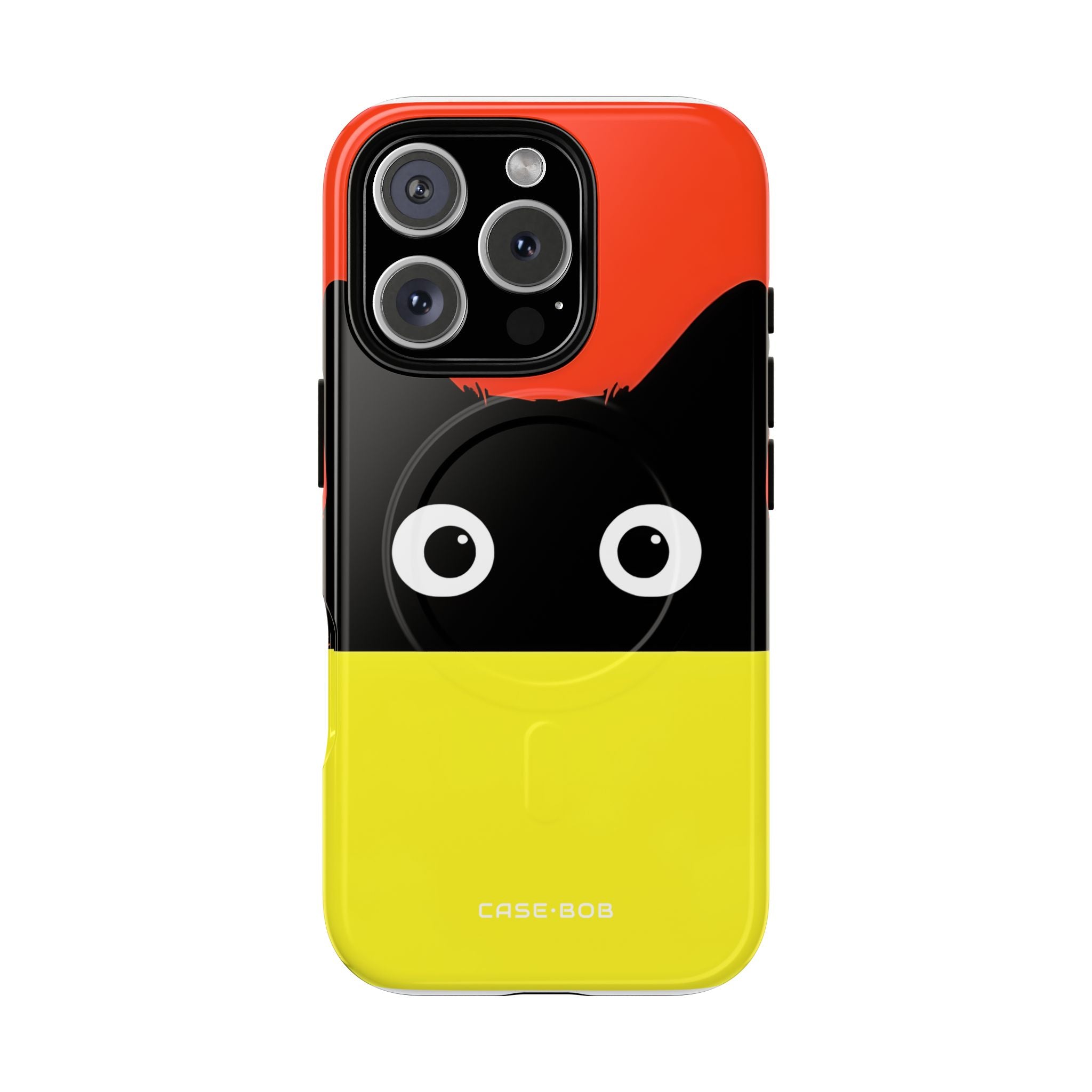 Peekaboo Cat Crimson iPhone 16 Pro Case - Tough+