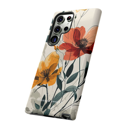 Elegant Floral Harmony Samsung S23 - Tough Phone Case