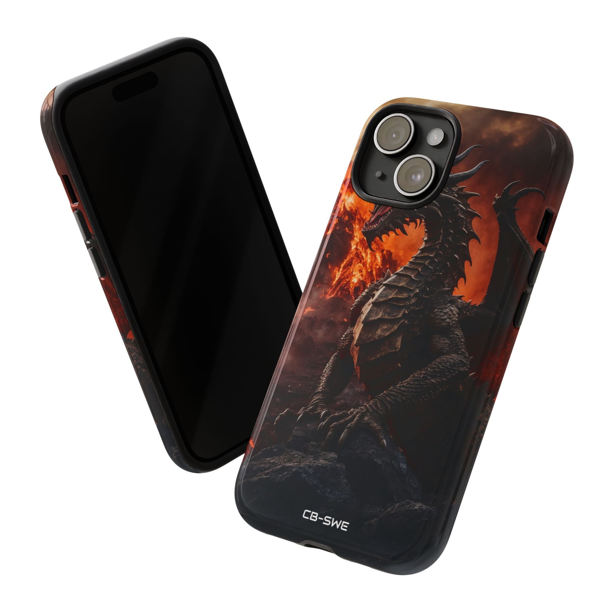 Fiery Dragon Soars - iPhone Case