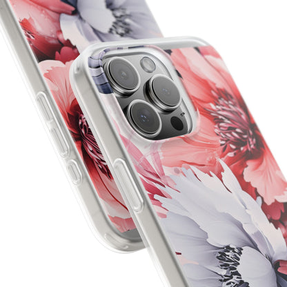 Coral Bloom iPhone 16 Pro Max Case - Soft