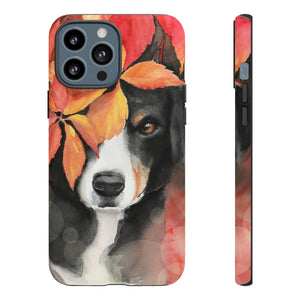 Aquarell Hund - Schutzhülle fürs Handy