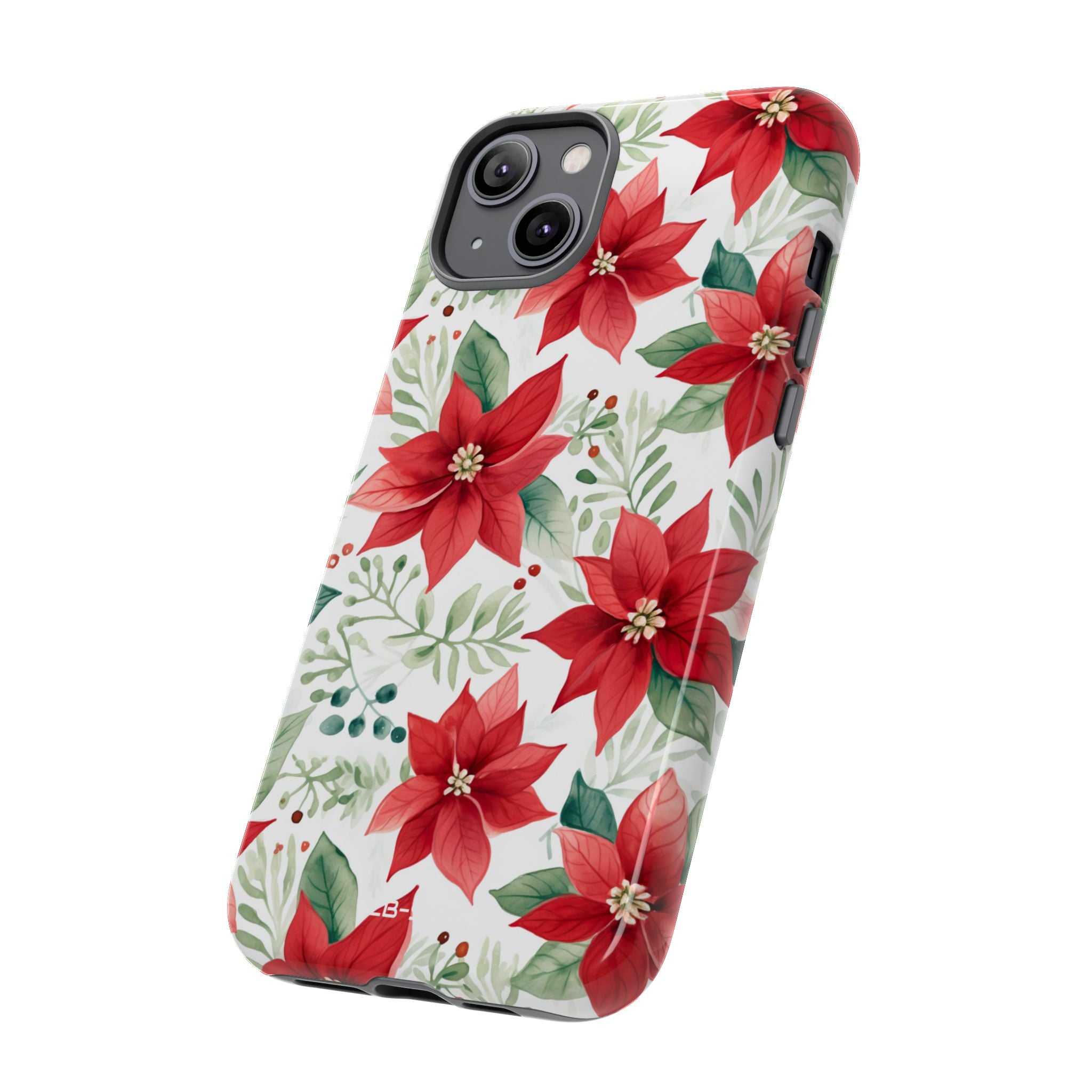 Poinsettias Bloom Bright - iPhone Case