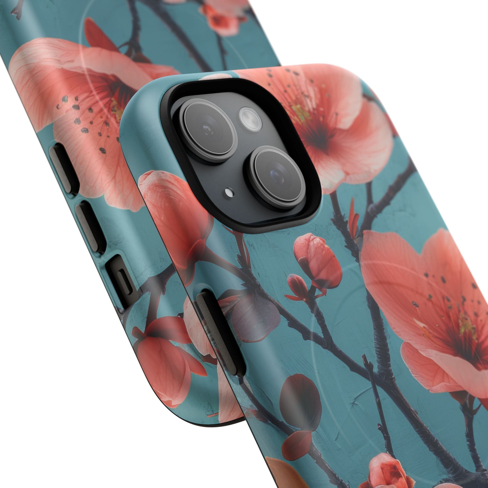 Floral Harmony Burst iPhone 15 | Tough+ Phone Case