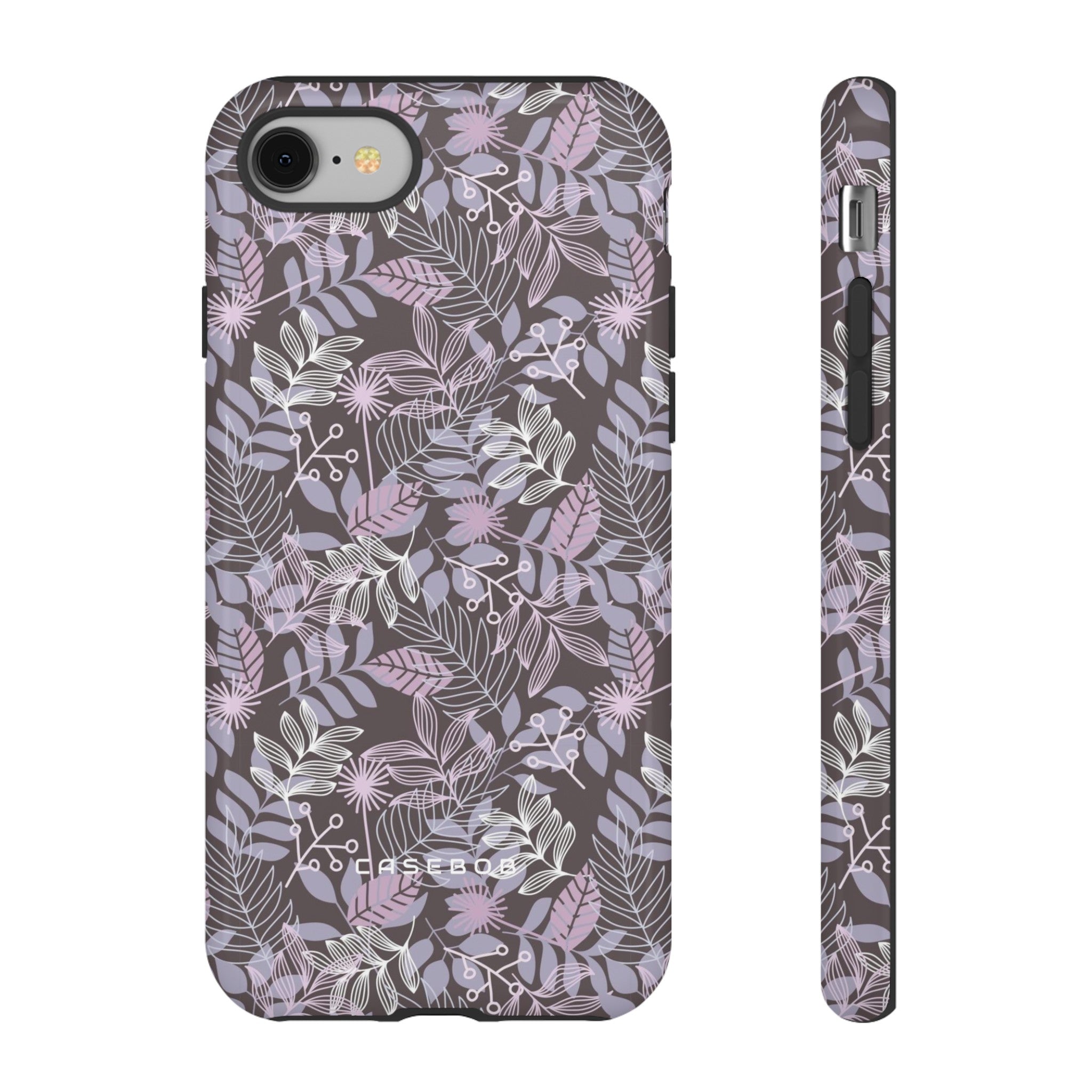 Dark Purple Leaf - Protective Phone Case