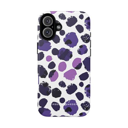 Purple Inkblots iPhone 16 - Tough Phone Case