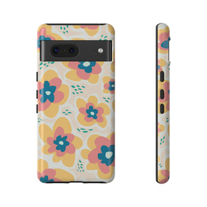 Yellow Happy Flower - Protective Phone Case