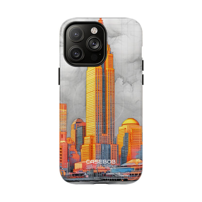Vibrant City Skyline iPhone 14 - Tough+