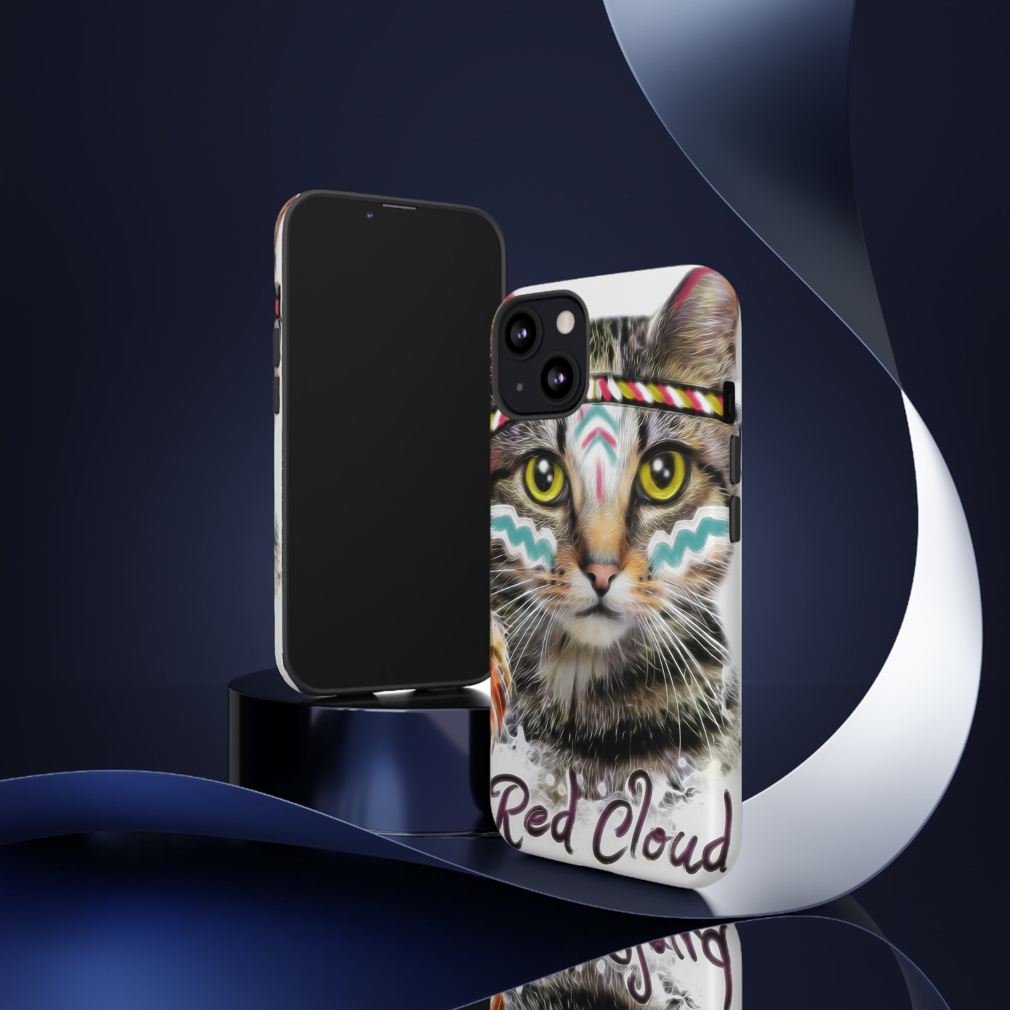 Red Cloud Cat - Protective Phone Case