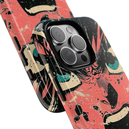 Screaming Face Chaos iPhone 16 Pro Case - Tough