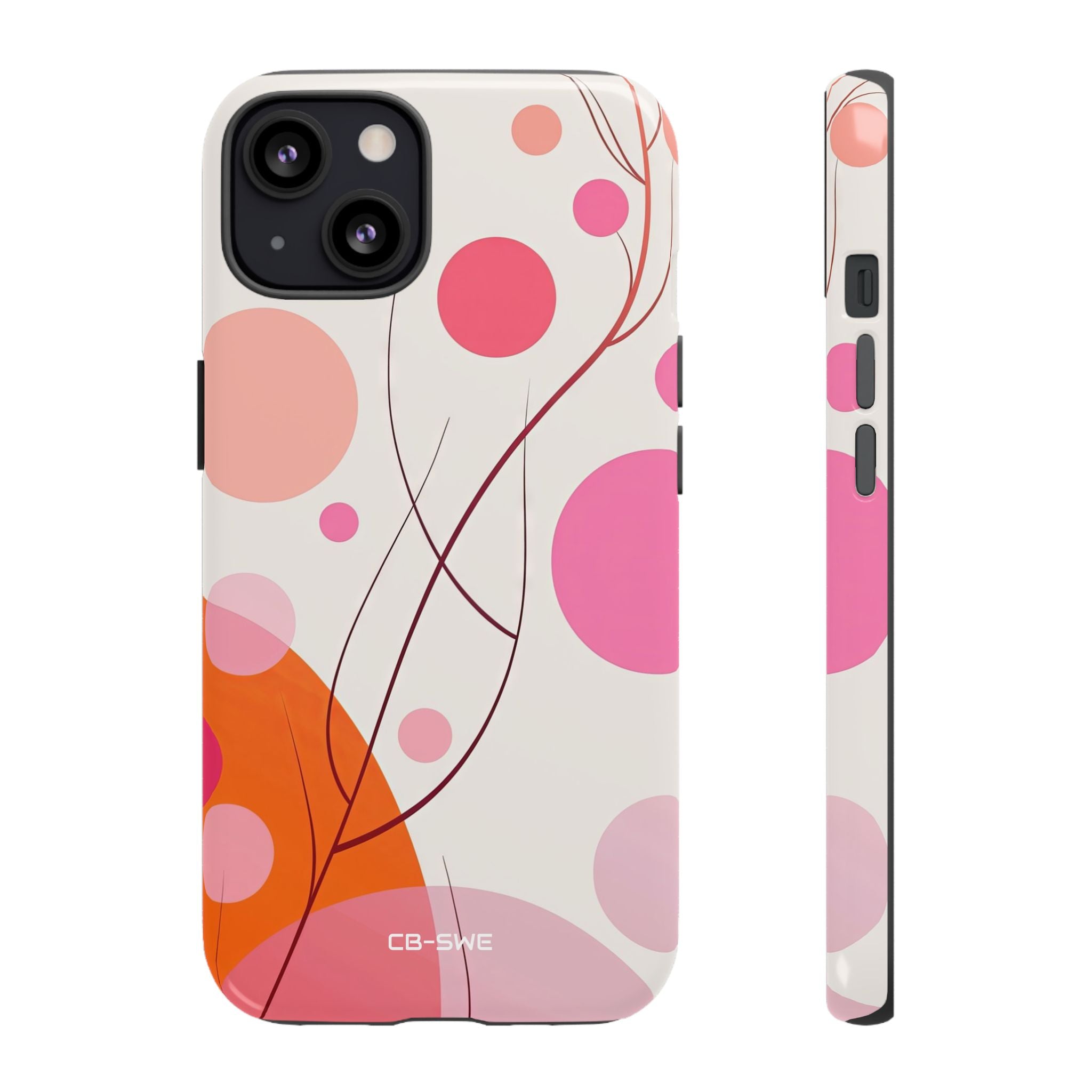 Circles Embrace Lines - iPhone Case
