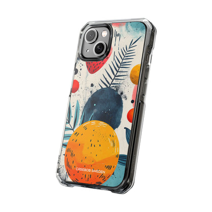 Vibrant Fruit Canvas - Clear Impact iPhone 14 Phone Case