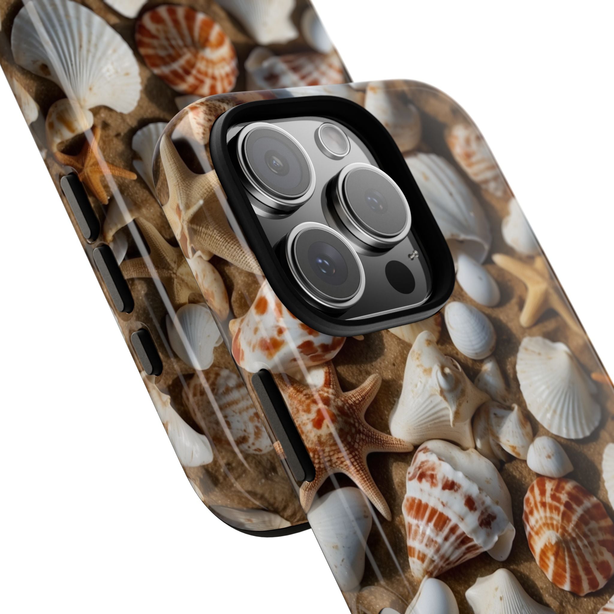 Seashells Embrace Shore - iPhone Case