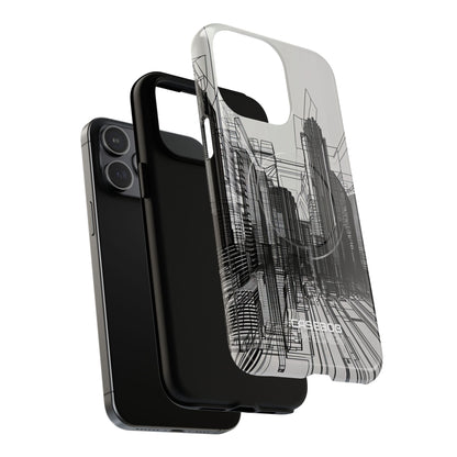 Urban Line Maze iPhone 15 - Robust+