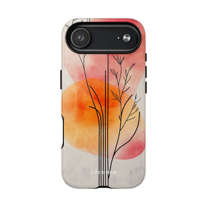 Curved Stem Sunset iPhone 17 Air Case - Tough+