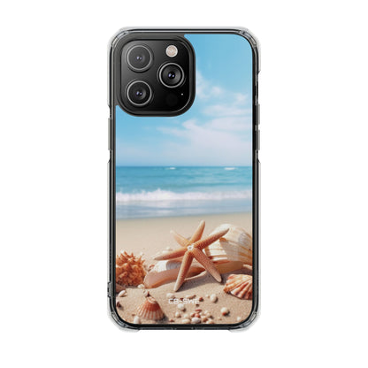 Shells Rest Beneath Waves iPhone Case - Impact