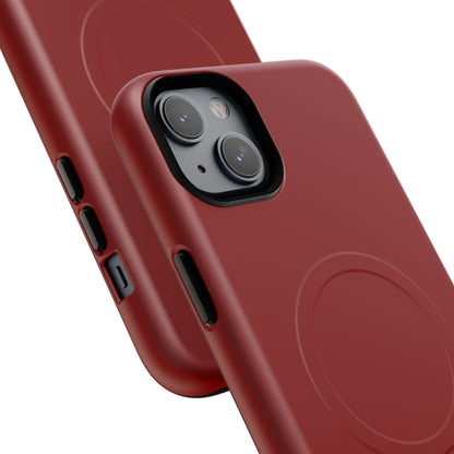 Dark Red iPhone 14 | Tough+ Phone Case