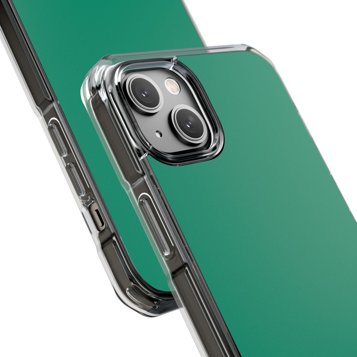 Emerald Green Shade | Phone Case for iPhone (Clear Impact Case - Magnetic)