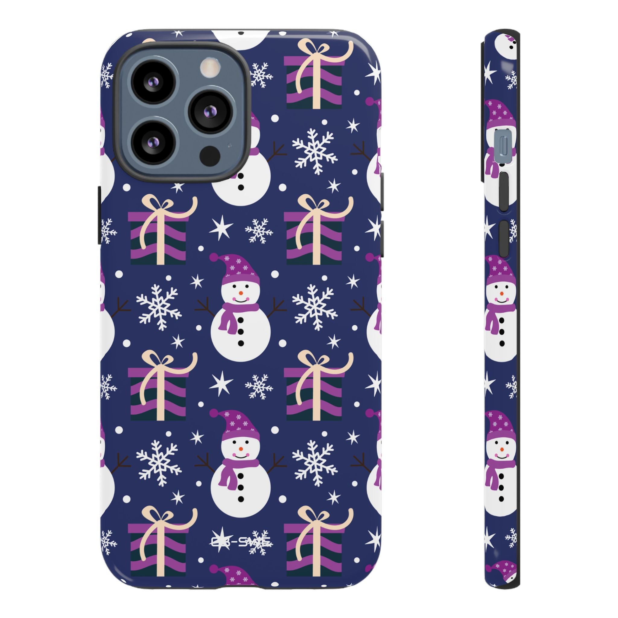 Snowmen Gift Giving - iPhone Case
