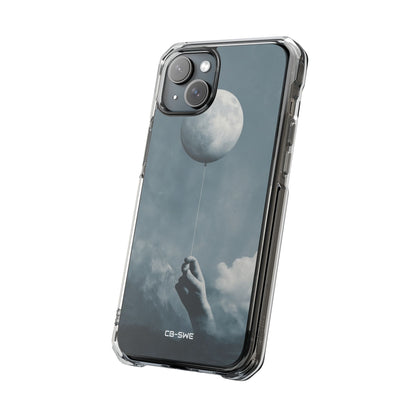 Moon Cradled Softly iPhone Case - Impact