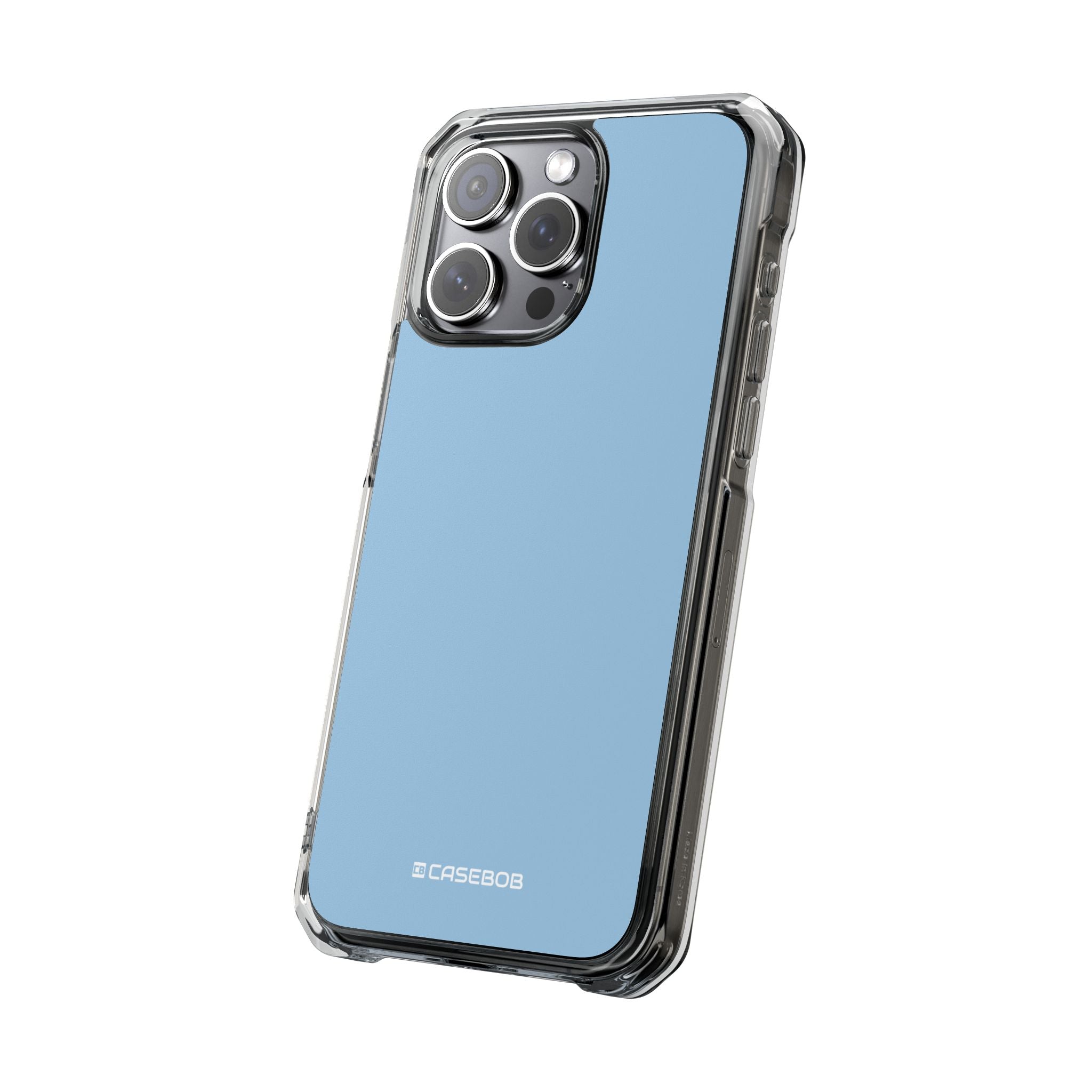 Pale Cerulean - Clear Impact Case for iPhone