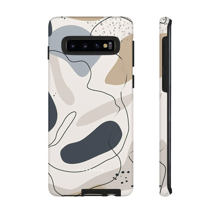 Grey Lines Simplicity - Protective Phone Case