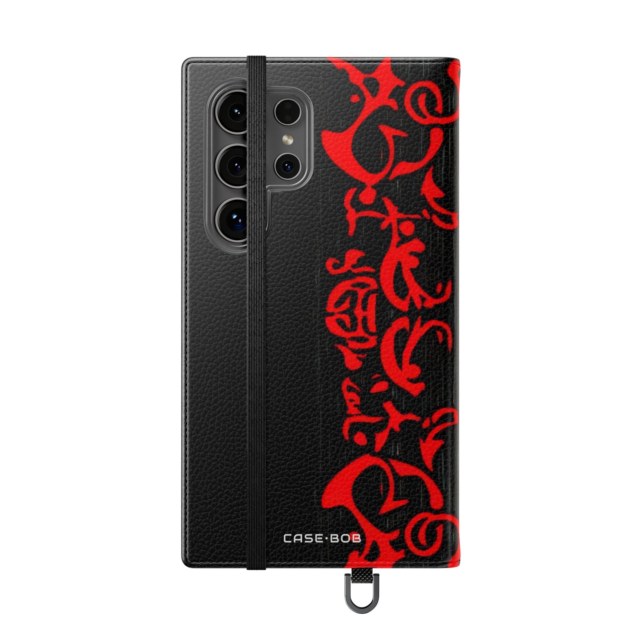 Crimson Swirl - Samsung S24 Ultra Case - Wallet