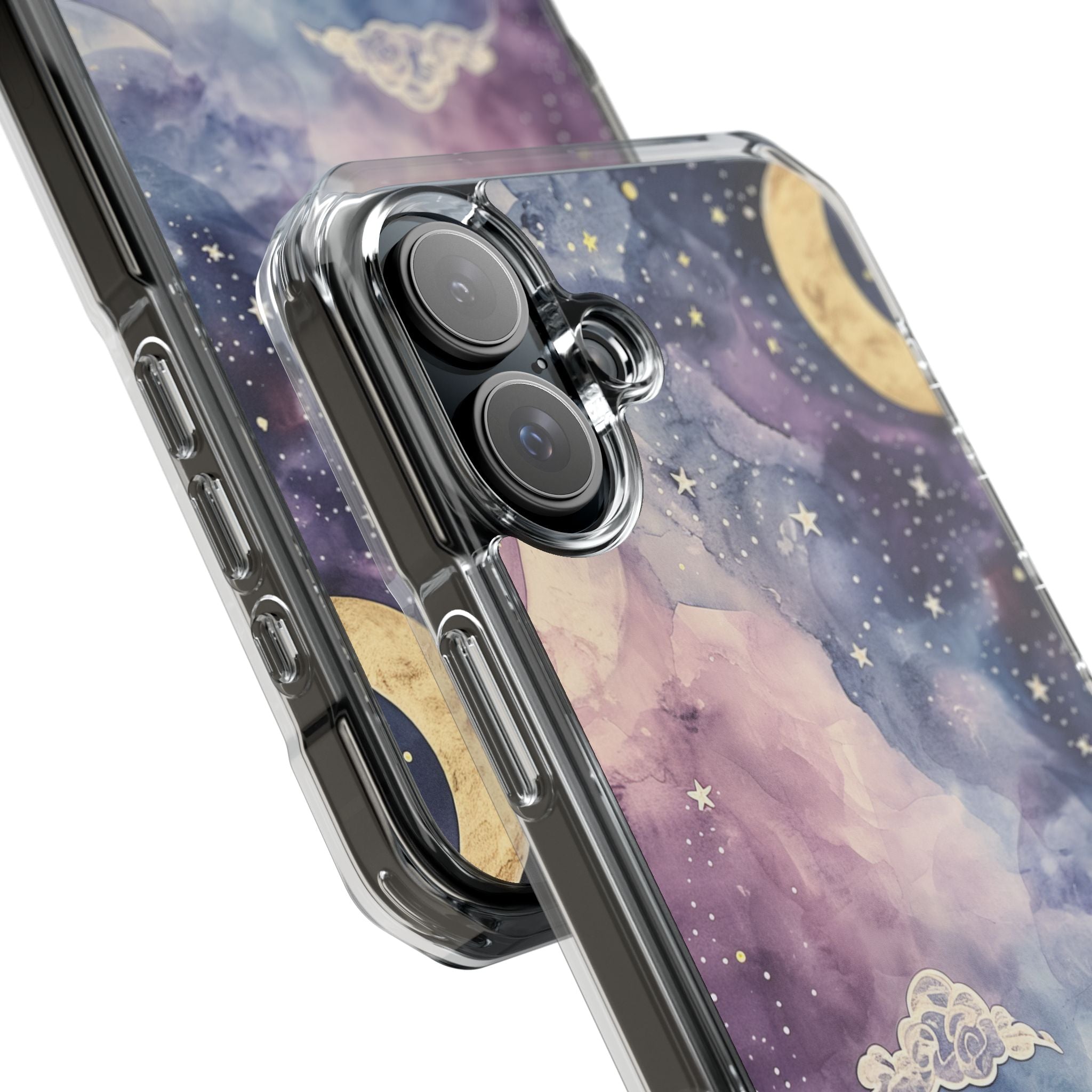 Dreamy Celestial Night - Clear Impact iPhone 16 Phone Case