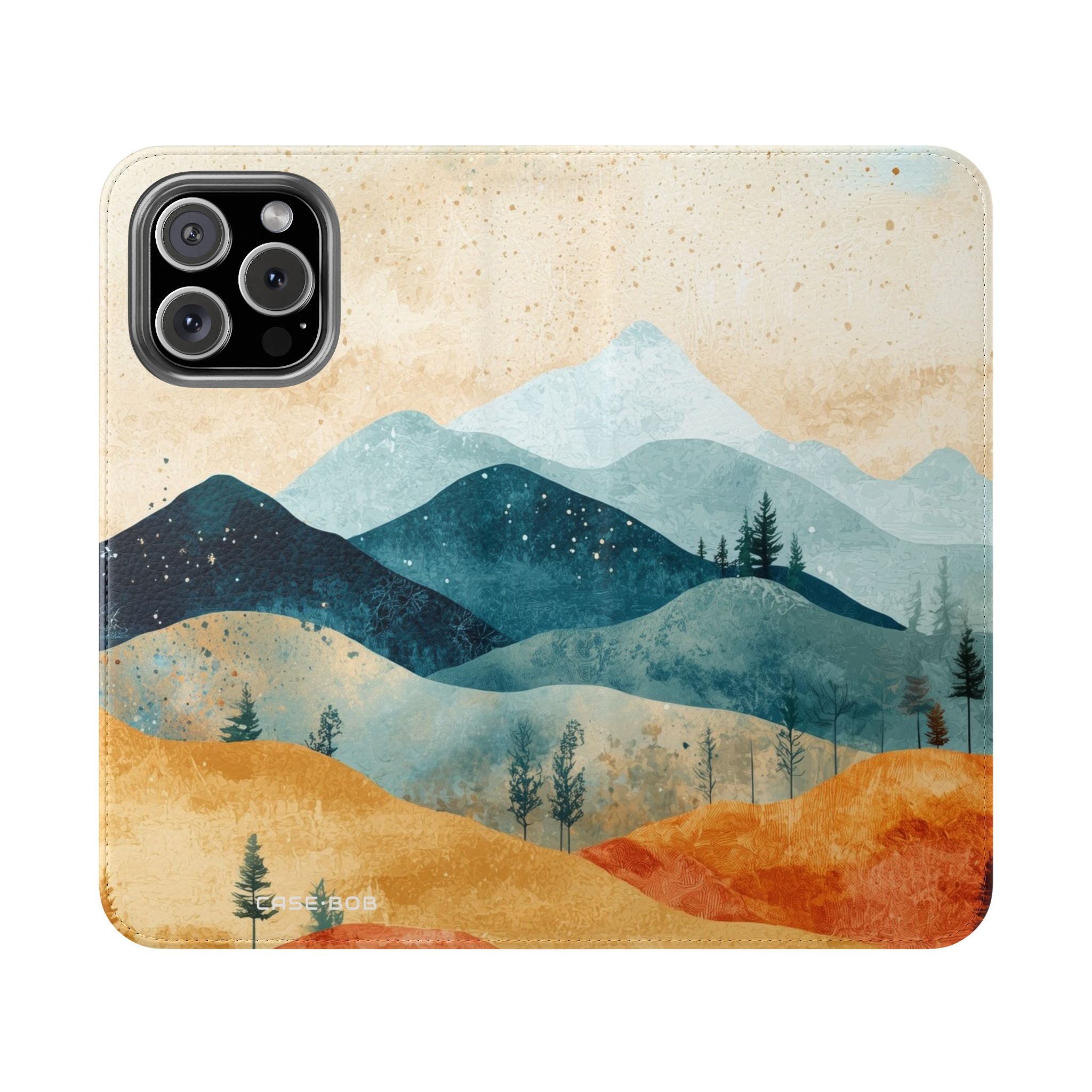 Blue Ridge Moon - iPhone 16 Max Case - Wallet