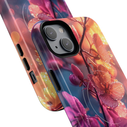 Pink Bloom Serenity - Tough + MagSafe® iPhone 14 Phone Case