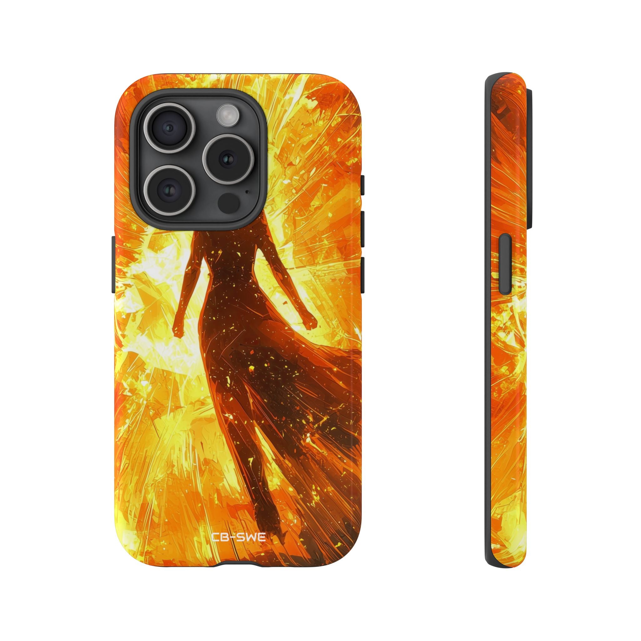 Fiery Energy Erupts - iPhone Case