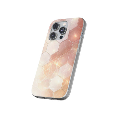 Honeycomb Glow iPhone 14 Pro Case - Soft