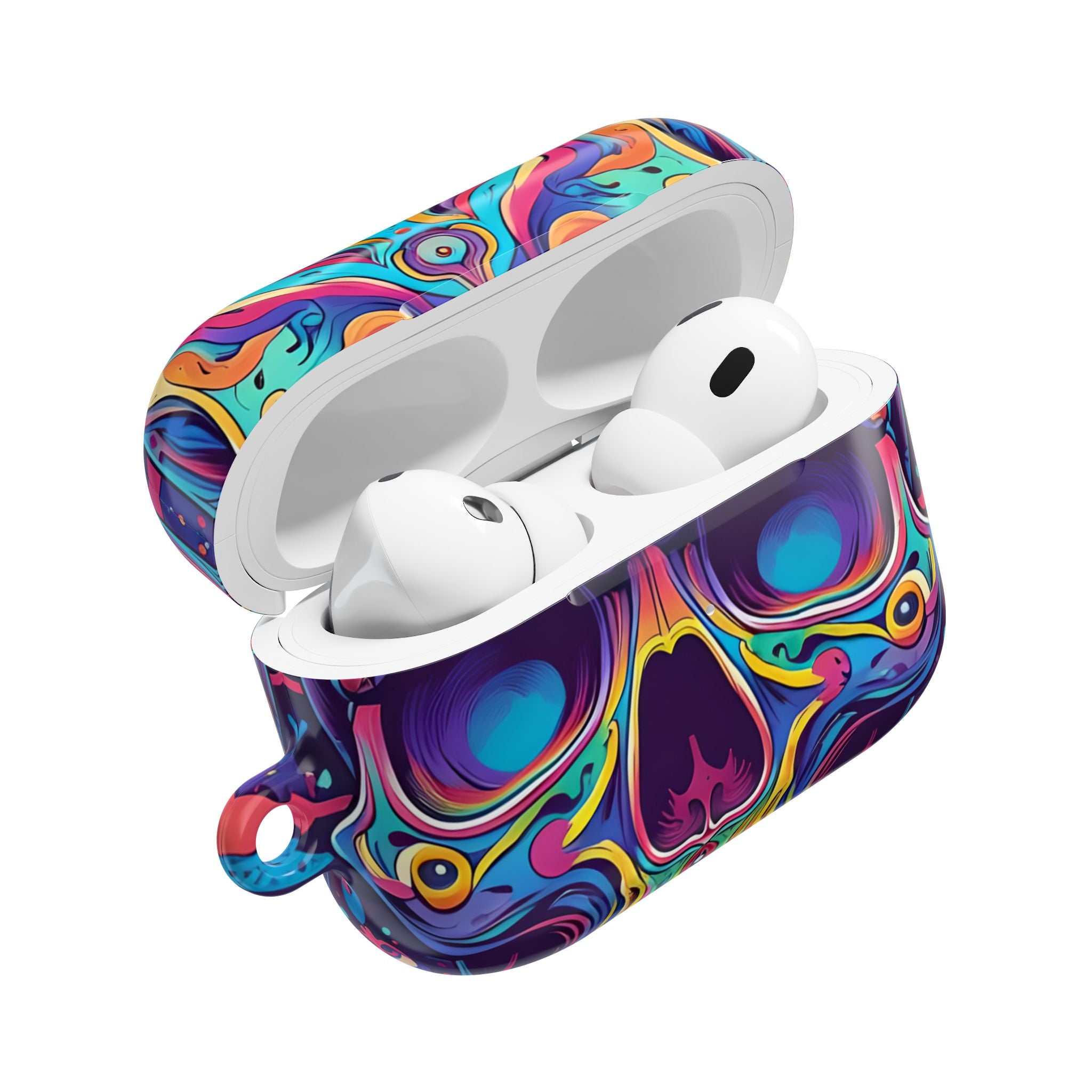 Psychedelic Skull - AirPods Case