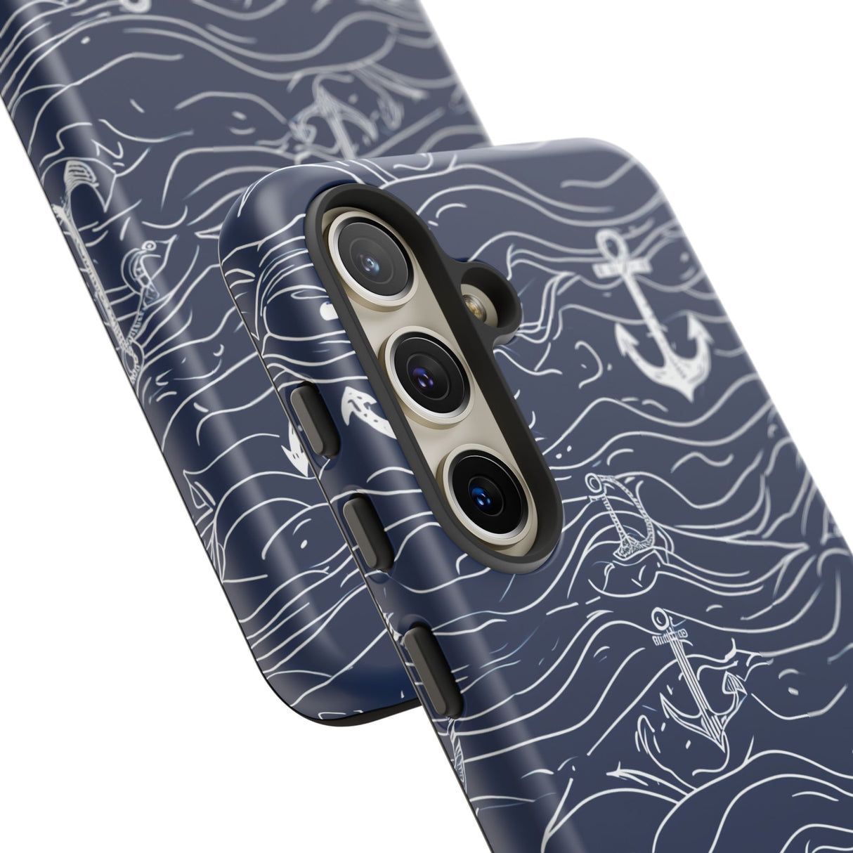 Nautical Whimsy: Anchors and Waves - For Samsung S24