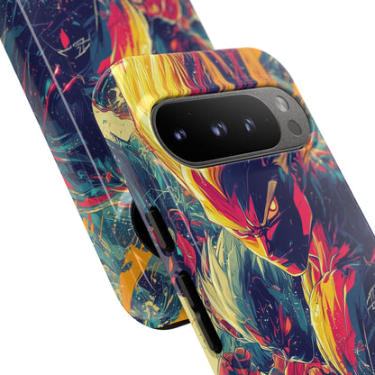 Yellow Fury Google Pixel 9 Pro Case - Tough