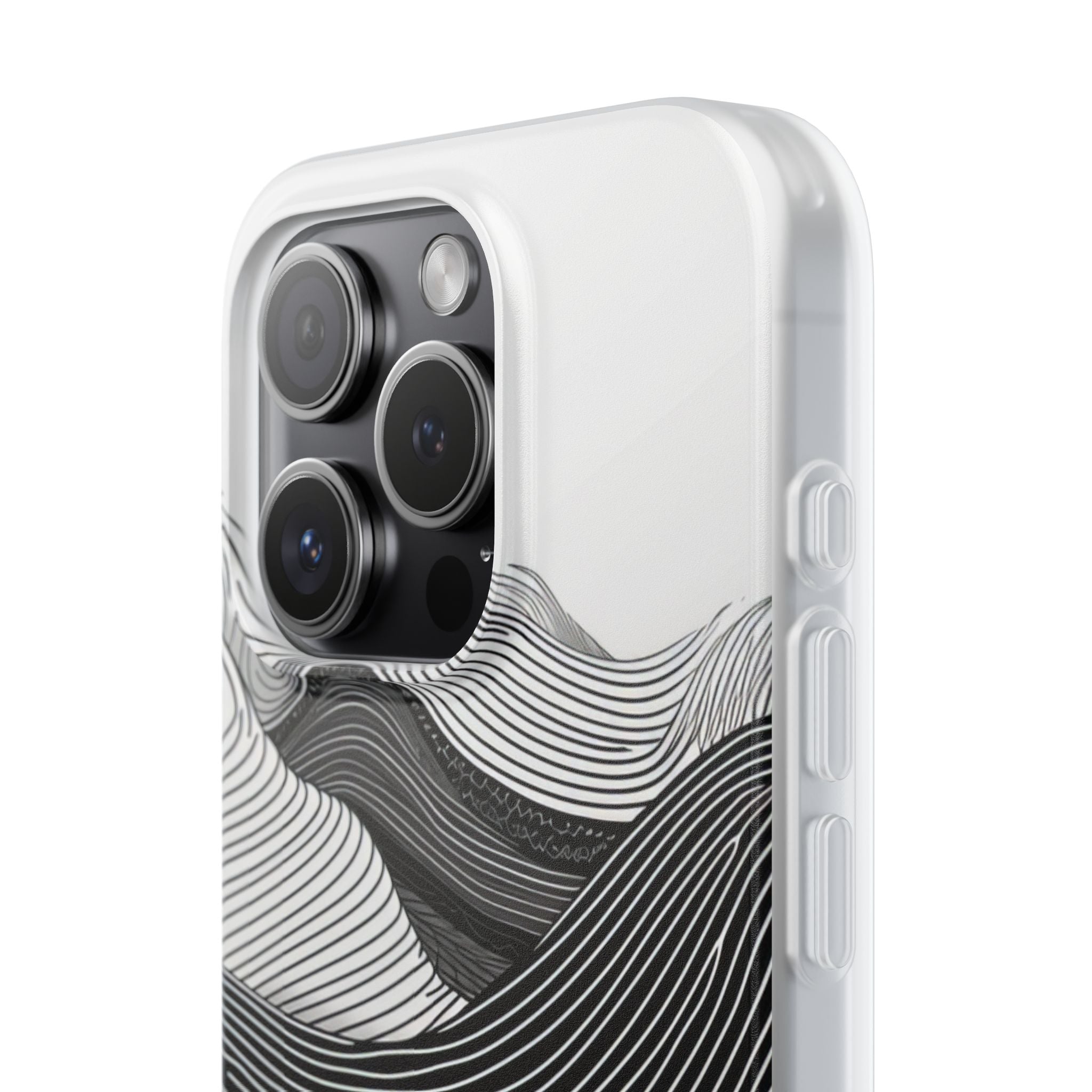 Undulating Horizon Waves iPhone 15 - Flexi Phone Case