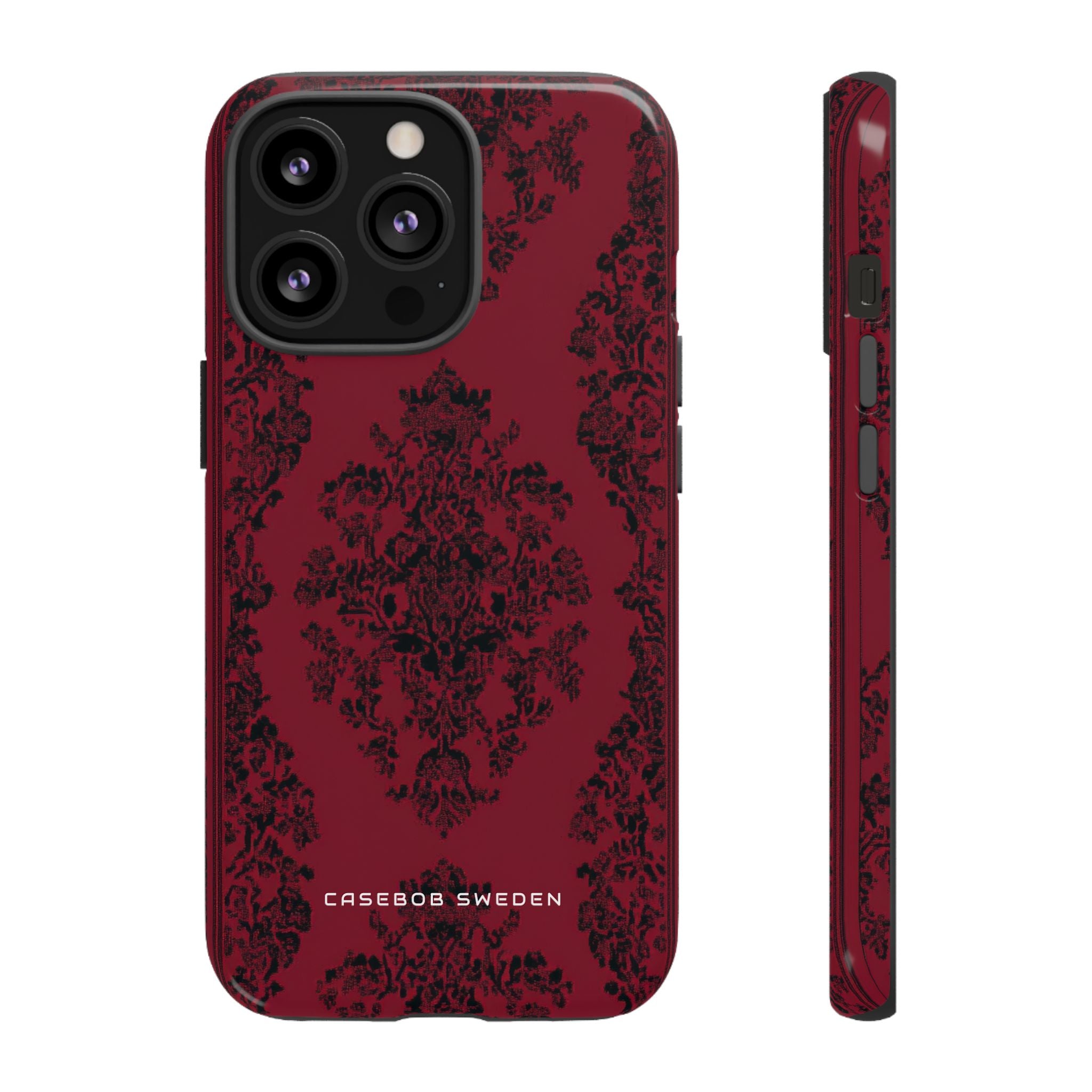 Gothic Crimson Elegance iPhone 13 - Tough Phone Case