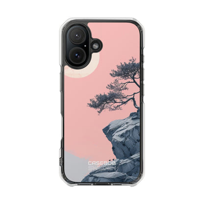 Pink Cliff Solitude iPhone 16 - Impact Clear+
